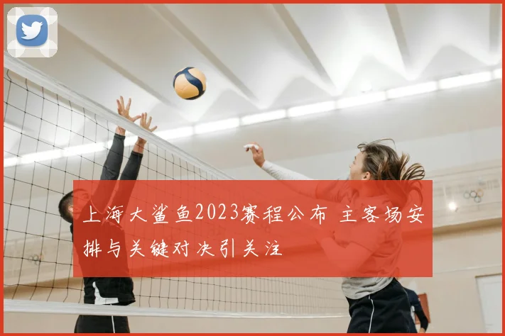 上海大鲨鱼2023赛程公布 主客场安排与关键对决引关注